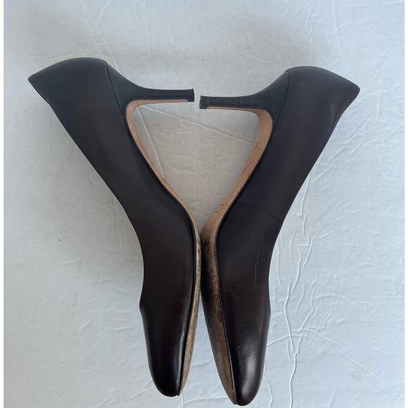 Coach Missy Women's Brown Soft Leather Napa Round Toe Pump Heel Shoes Size 9B - Picture 5 of 10